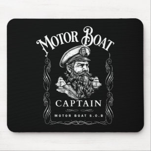 Mousepad Capitão de Barco Motor Funny Pontoon Motor Boa