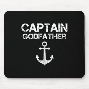 Mousepad Capitão Padrinho Barco de Ponto no Lago Pescaria