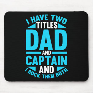 Mousepad Capitão Pai Navio Barco