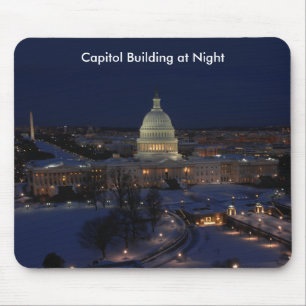 Mousepad Capitólio dos Estados Unidos à noite