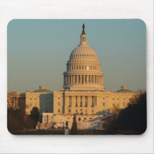 Mousepad Capitólio no Natal Washington DC Holiday