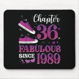 Mousepad Capítulo 36 Fabuloso Desde 1989 Garota de Aniversá