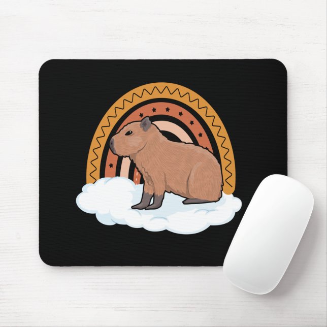 Mousepad Capivara Animal de Estimação (Com mouse)