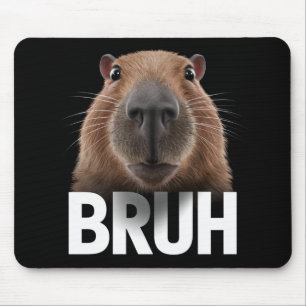 Mousepad Capivara Engraçada Bruh 