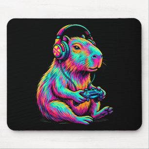 Mousepad Capivara Video Games Jogador Divertido Jogos Gráfi