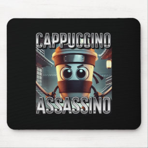 Mousepad Cappuccino Ino Café Amante Do Brainrot Memória Ita