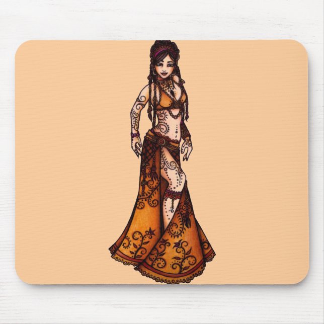Mousepad Capricorn Tribal Belly Dancer (Frente)