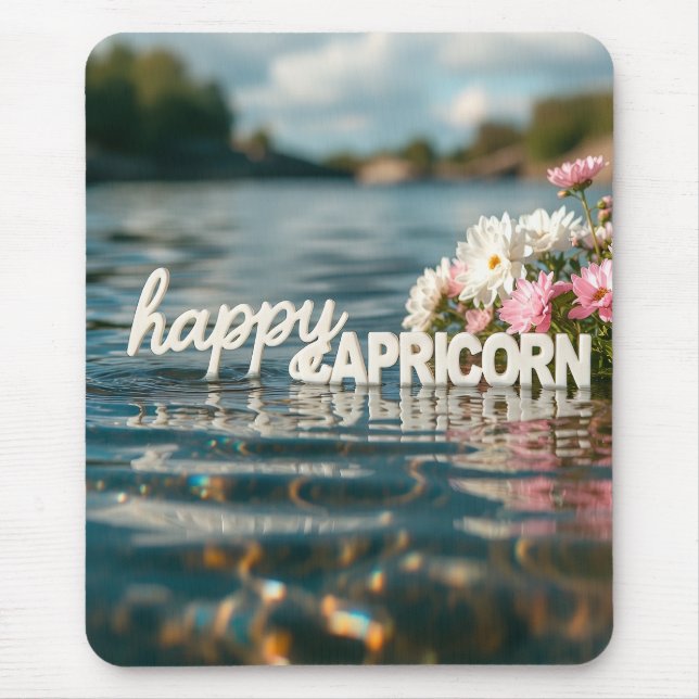 MousePad Capricórnio Feliz (Frente)