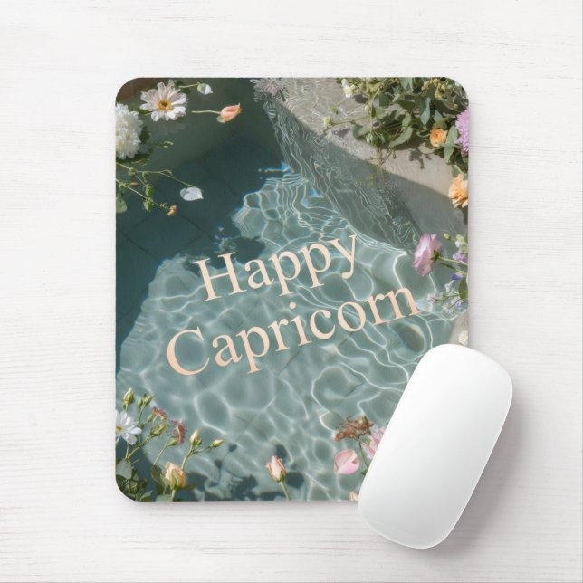 MousePad Capricórnio Feliz (Com mouse)