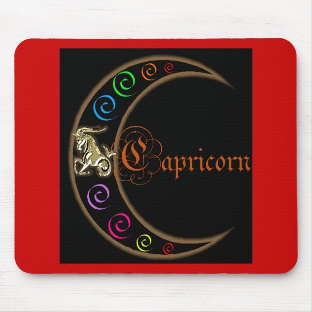 Mousepad Capricórnio Zodiac Moon (Frente)