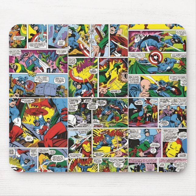 Mousepad Captain America (Frente)