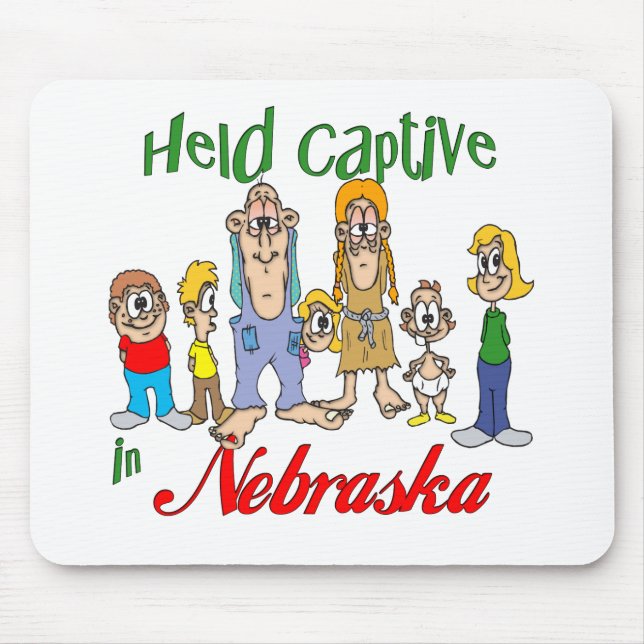 Mousepad Captivo detido em Nebraska (Frente)