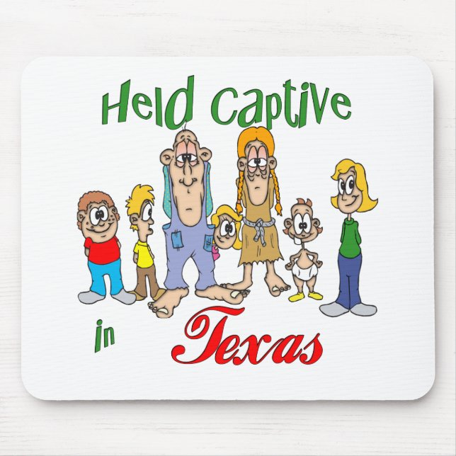 Mousepad Captivo detido no Texas (Frente)