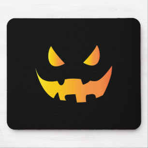 Mousepad Cara Assustadora De Abóbora Para O Dia Das Bruxas