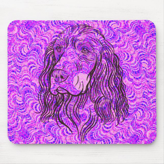 Mousepad Cara de Cachorro Cocker Spaniel Fofo (Frente)