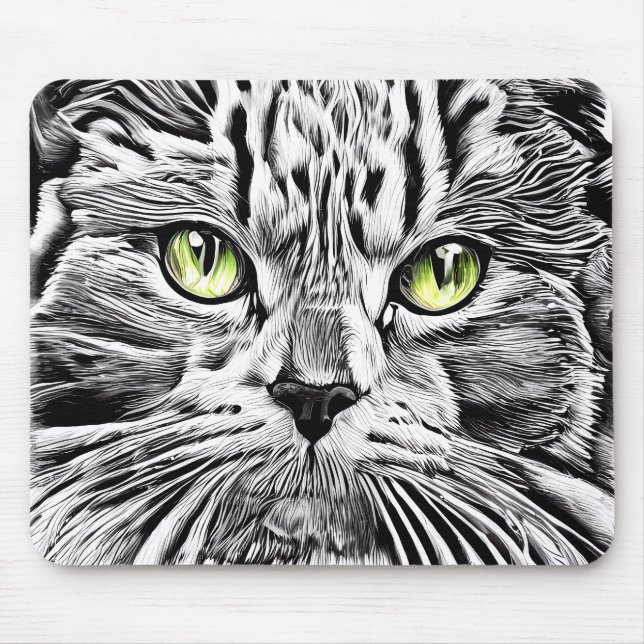Mousepad Cara de gato (Frente)