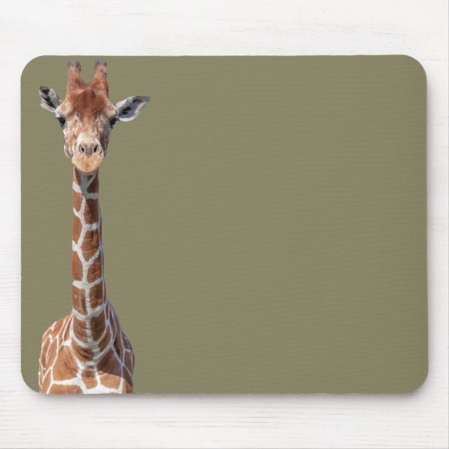 Mousepad Cara de girafa bonita (Frente)