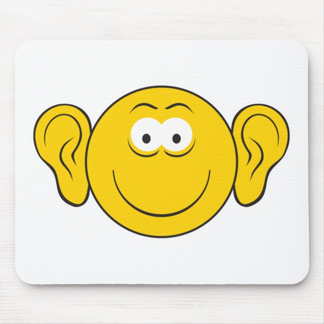 Mousepad Cara de Orelhas Grandes (Frente)