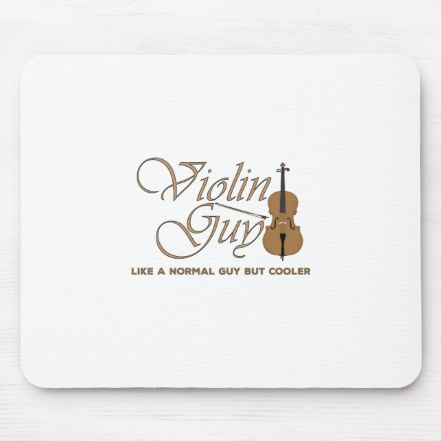 Mousepad Cara de violino, como uma garota normal, mas mais  (Frente)