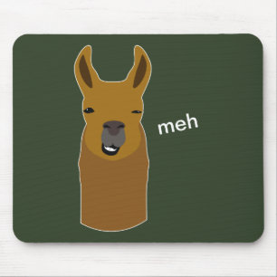 Mousepad Cara engraçada do lama