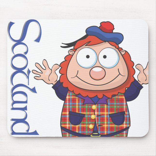 Mousepad Cara escocesa (Frente)