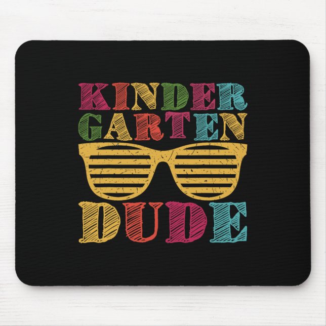 Mousepad Cara Kindergarten Volta às Aulas Engraçado Primeir (Frente)