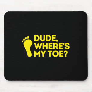 Mousepad Cara, onde está o meu amputado de dedos