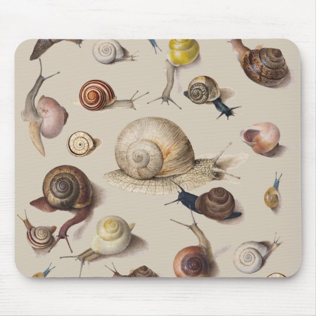 Mousepad Caracóis de Gastropodo de Pet de Slug de Jardim da (Frente)