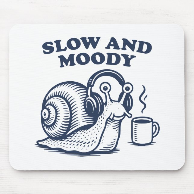 Mousepad Caracol Lento e Mal-humorado (Frente)