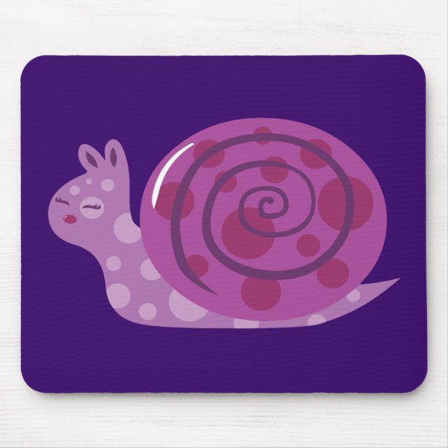 Mousepad Caracol Roxo (Frente)