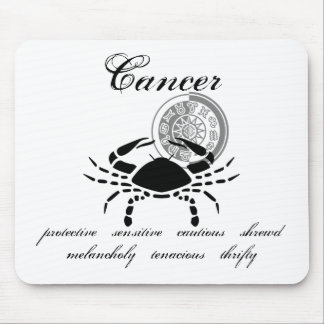 Mousepad Caranguejo Cancer personalizável traços do estilo 