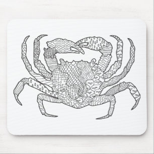 Mousepad Caranguejo de Zendoodle