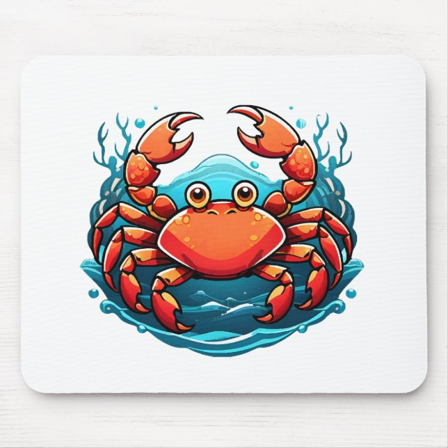 Mousepad caranguejo-engraçado (Frente)