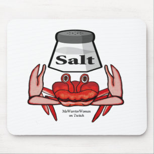 Mousepad Caranguejo Salgado, MmeGuerreiroMulher no Twitch