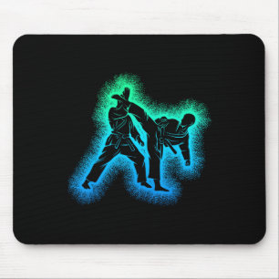 Mousepad Caratê Kickboxing Taekwondo Meninos Crianças 