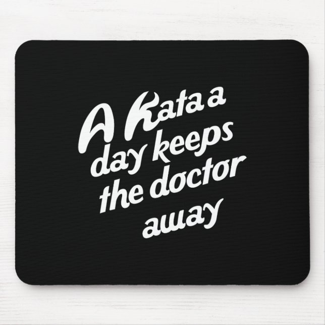 Mousepad Caratê. Shotokan Karate Dojo tradicional (Frente)