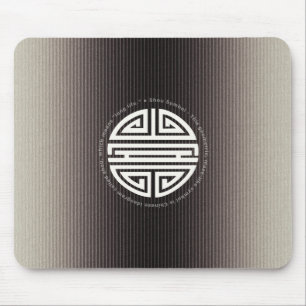 Mousepad Caráter chinês impressionante da longevidade  