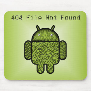 Mousepad Caráter do Doodle das bolhas para o robô de