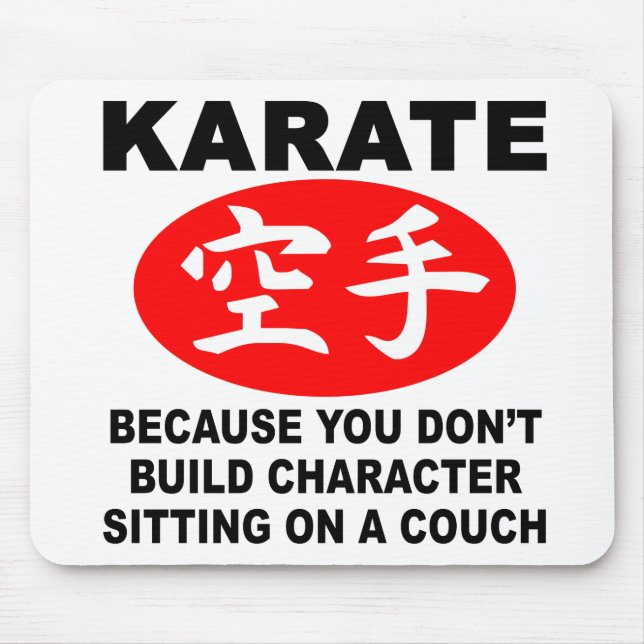 Mousepad Caráter do karaté (Frente)