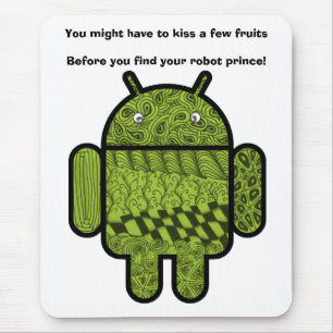 Mousepad Caráter Paisley Doodle para o robô Android™