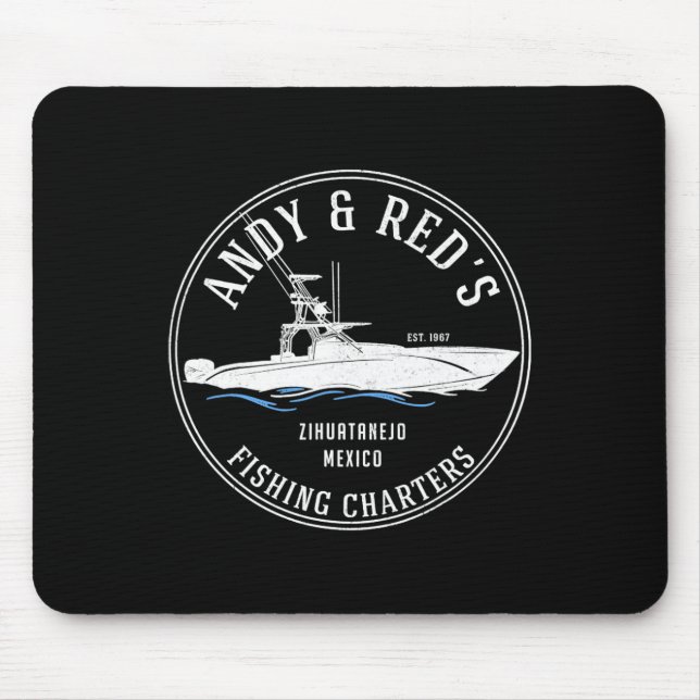 Mousepad Carateres de Pesca de Vintage Andy Red (Frente)
