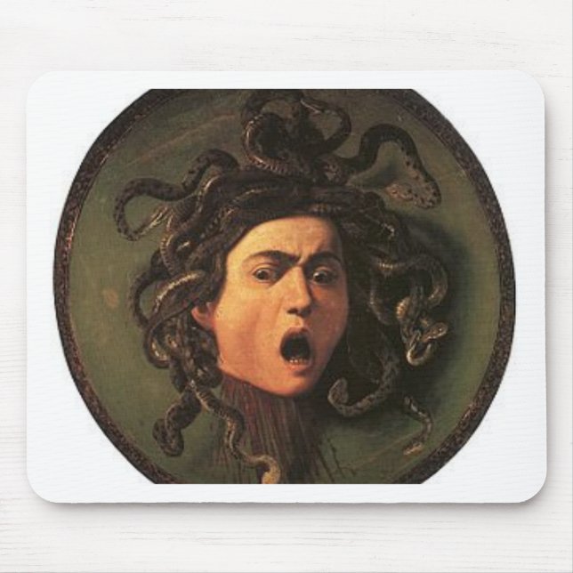 Mousepad Caravaggio - Medusa - trabalhos de arte italianos (Frente)