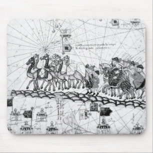 Mousepad Caravana que cruzam os Ural na maneira a
