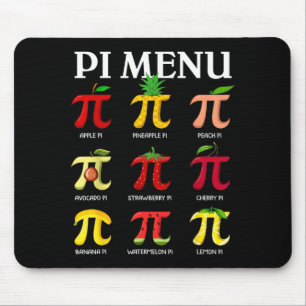 Mousepad cardápio do dia 314 torta de fruta engraçada cardá