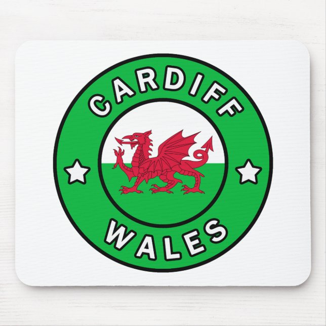 Mousepad Cardiff Wales (Frente)