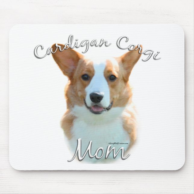 Mousepad Cardigan Welsh Corgi Mãe 2 (Frente)