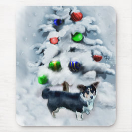 Mousepad Cardigan Welsh Corgi Natal