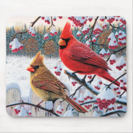 Mousepad Cardinais de inverno