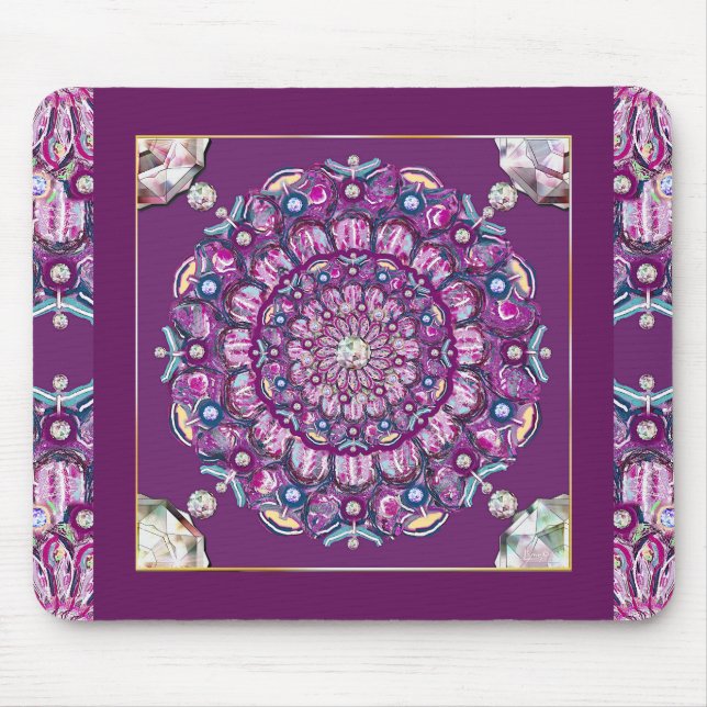 Mousepad Cardinal Red Rosace (Frente)