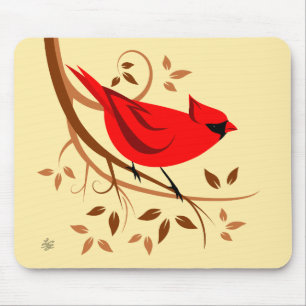 Mousepad Cardinal Vermelho